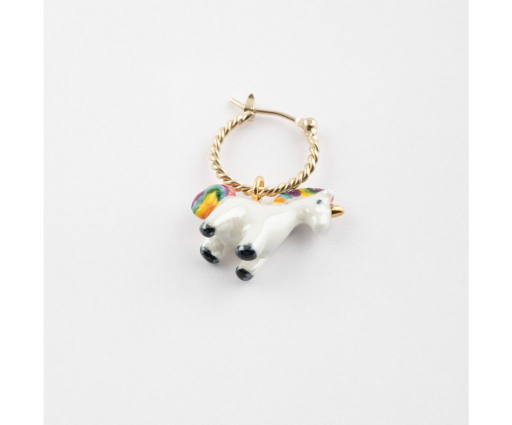 獨角獸迷你耳環 (單隻)